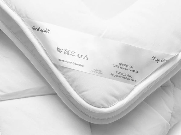 Jollein - Dekbed 120x150cm - Wit - Keekabuu