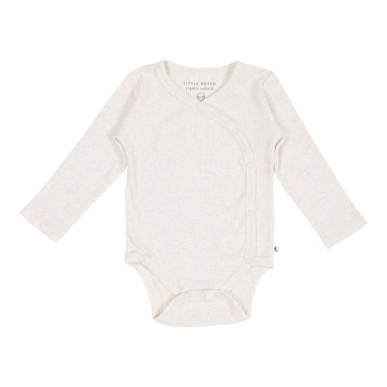 Little Dutch - Romper Overslag met lange mouw Rib, Rompers, Little Dutch, Keekabuu