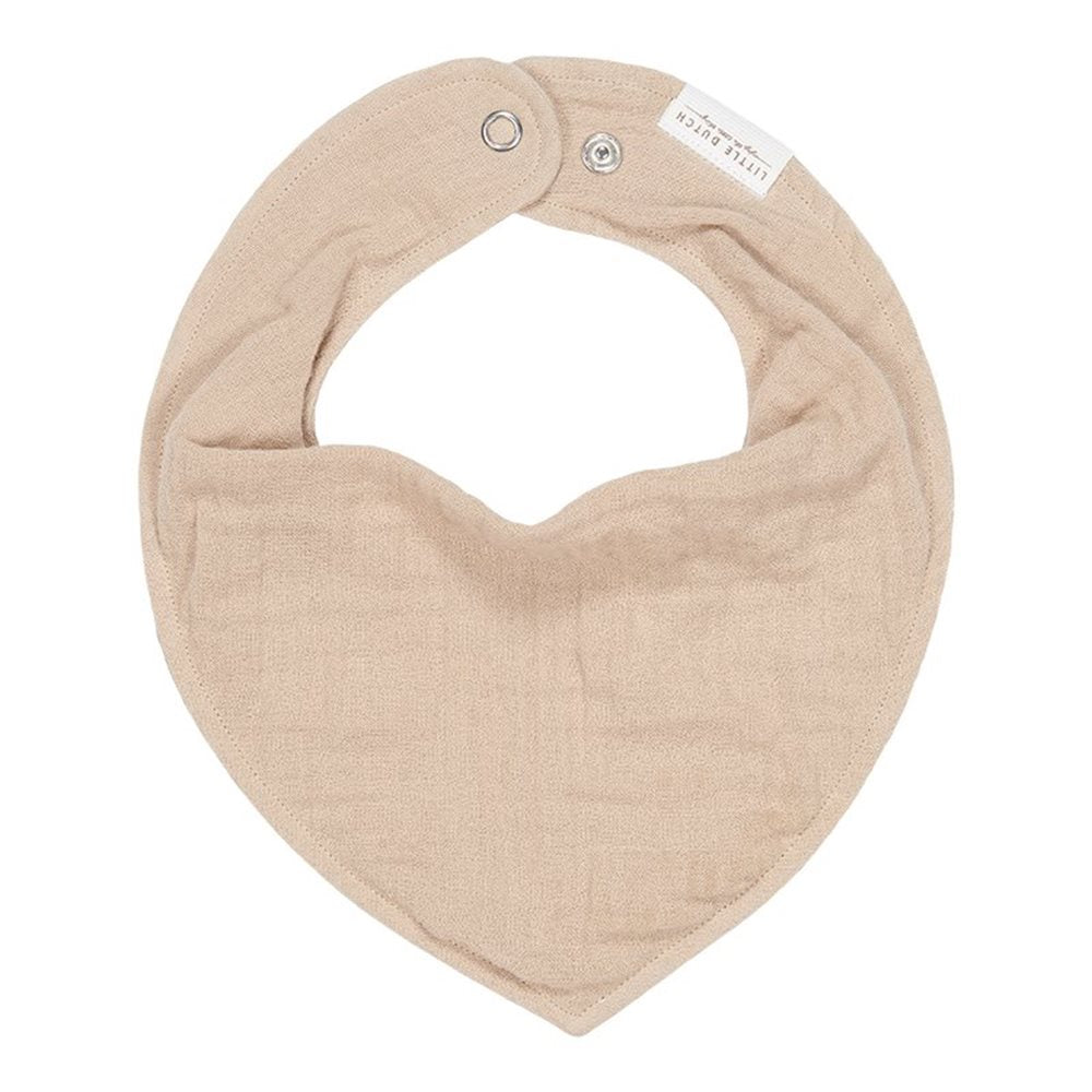 Little Dutch - Hydrofiel Slab Bandana Beige, Slabbetjes, Little Dutch, Keekabuu