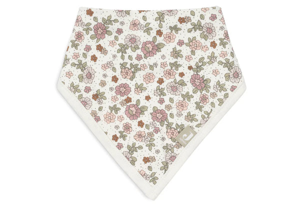 Jollein - Slab Bandana Retro Flowers (2pack), Slabbetjes, Jollein, Keekabuu