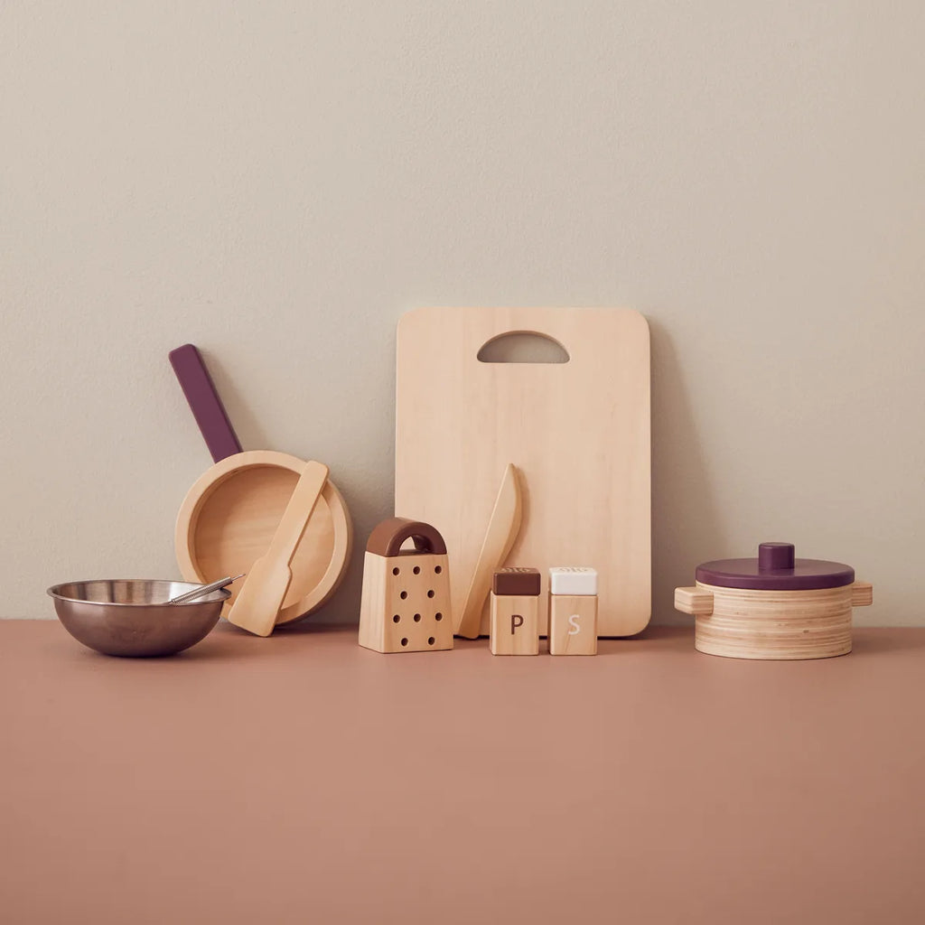 Kids Concept - Houten Speel Kokset - Kid's Hub -  Aanvulling op elke Houten Speelkeuken, Rollenspel, Kid's Concept, Keekabuu