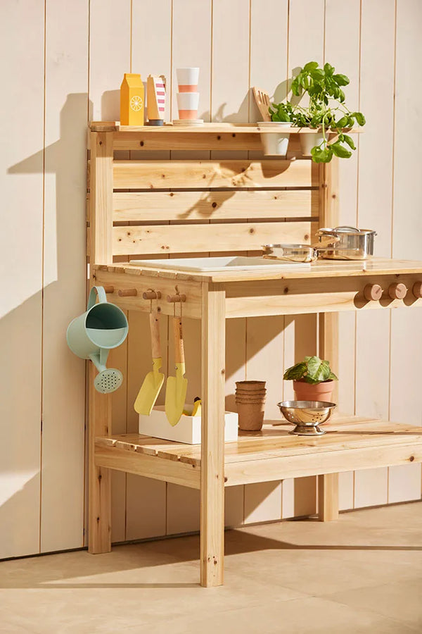 Kids Concept - Töpfe und Pfannen Set - Kid'S Hub - Perfekt für fantasievolles Kochen - ab 24 Monaten