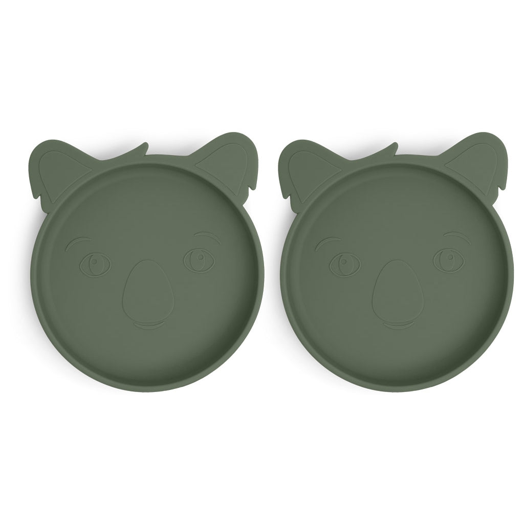 Nuuroo - Siliconen Kinderbord Koala Akila - Set van 2, Kinder servies, Nuuroo, Keekabuu