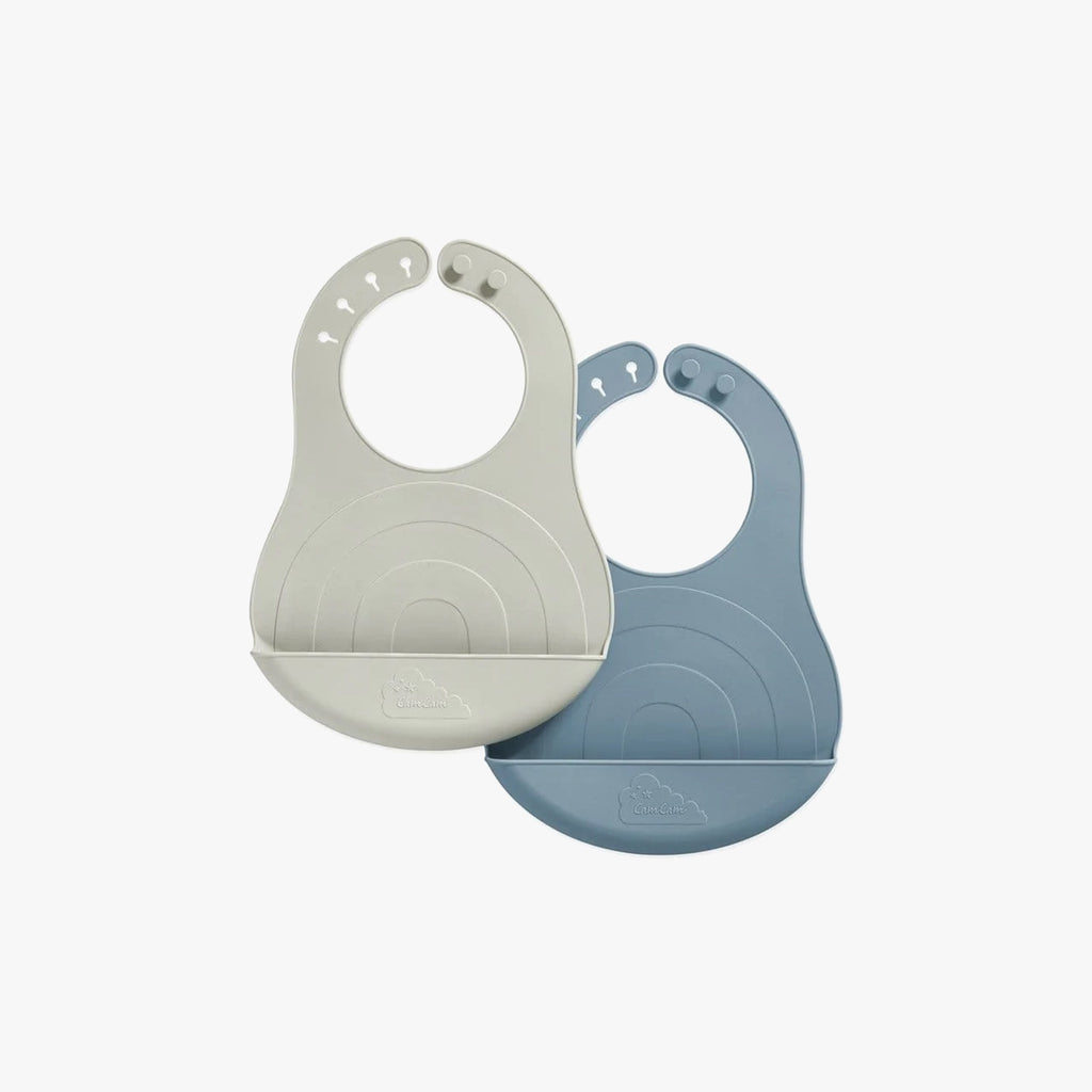 Cam Cam Copenhagen - Bavettes en silicone fleuries Mélange de deux