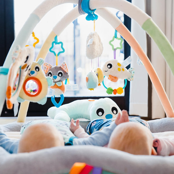 Playgro - Snuggle Me Penguin Tummy Time Gym - Babygym Met Buikligkussen - speelkleed - speeltapijt, Activiteiten speelgoed, Playgro, Keekabuu