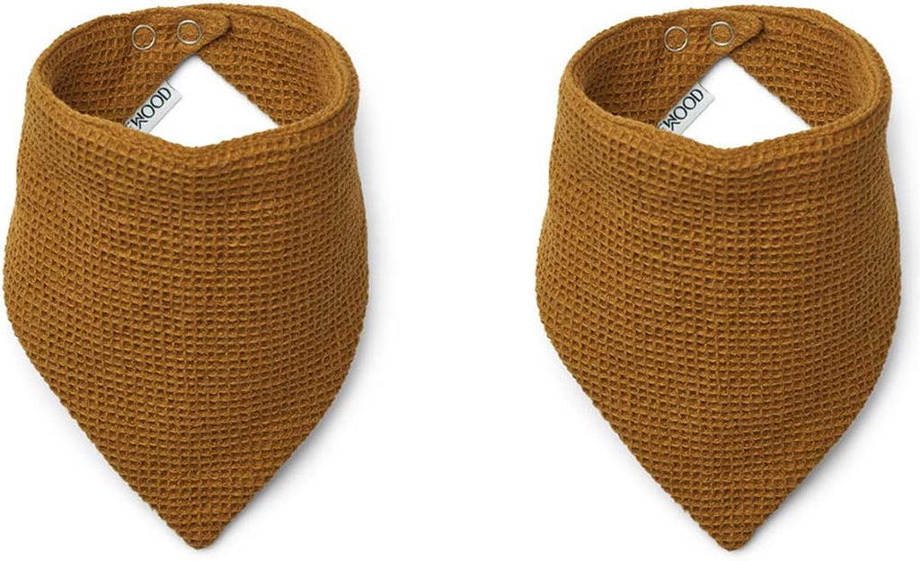Liewood - Siri Bib  - Golden Caramel (2 stuks) - Keekabuu