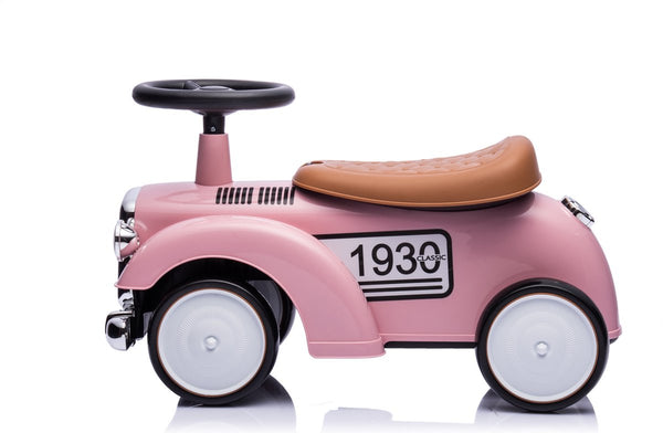 Happy Baby- Loopauto Retro Moritz - Roze, Loopwagens, Happy Baby, Keekabuu
