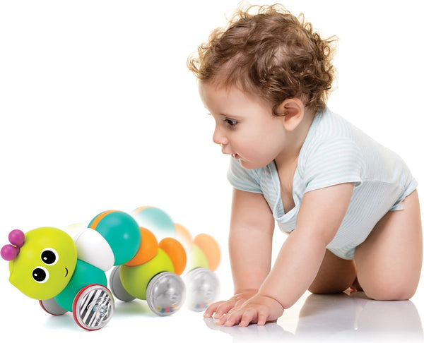 B-Kids - Speelrups - Press 'n Play Zoom Zoom Speelgoed Rups, Activiteiten Speelgoed, B-Kids, Keekabuu