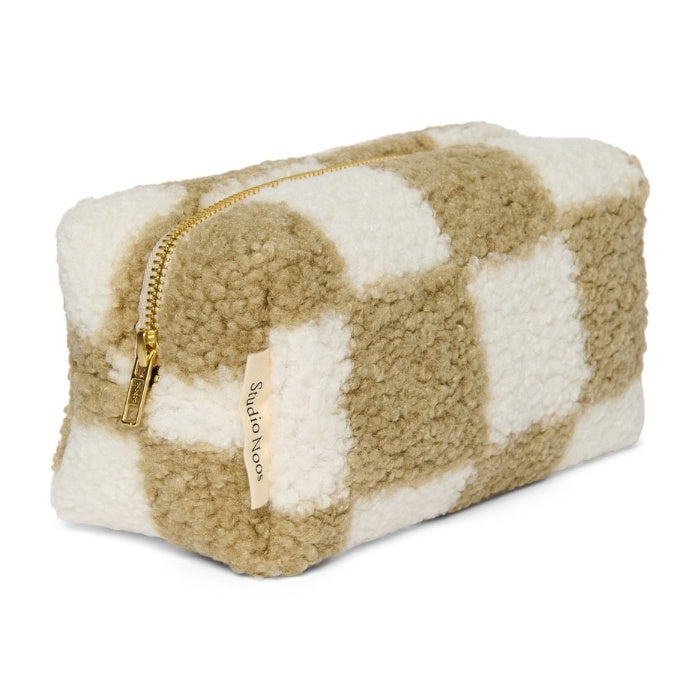 Studio Noos - Toilettas  - Checked Teddy Pouch, Toilettassen, Studio Noos, Keekabuu