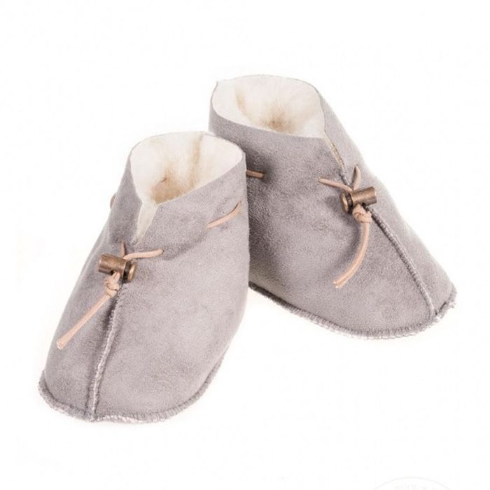 Alwero - Babyslof Emo Velours - Wol, Slofjes, Alwero, Keekabuu