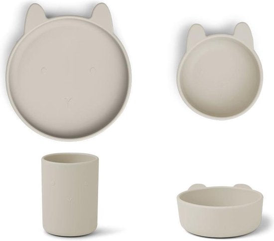 Liewood - Complete Eetset Cyrus (Set van 3), Kinderserviesset, Liewood, Keekabuu