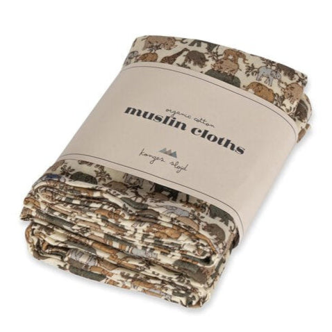 Konges Slojd - Hydrofiele Doek  (Set van 3), Hydrofiele doeken, Konges Slojd, Keekabuu