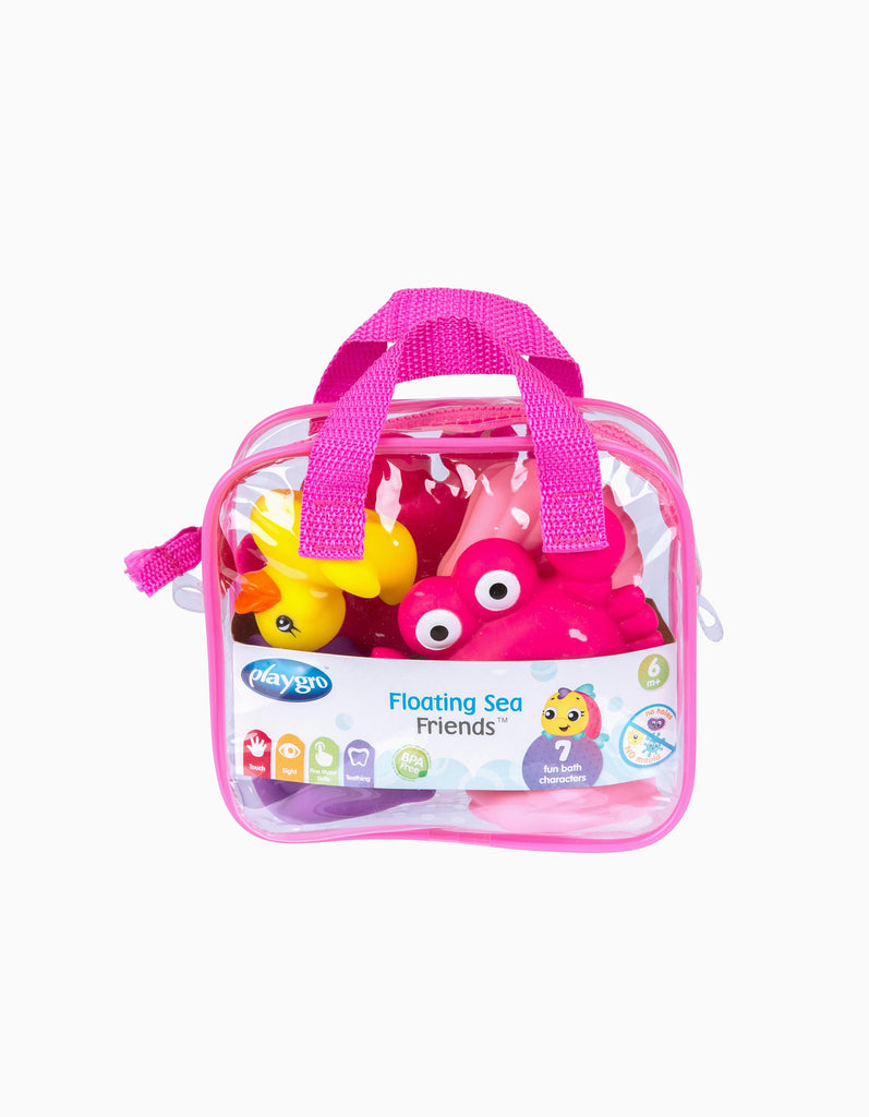 Playgro  - Drijvende badspeeltjes -  Geschenkset - 7 stuks, Badspeelgoed, Playgro, Keekabuu