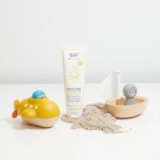Naïf - Beschermende Zonnebrandcrème SPF50 – 100 ml, Verzorgingsproducten, Naïf, Keekabuu
