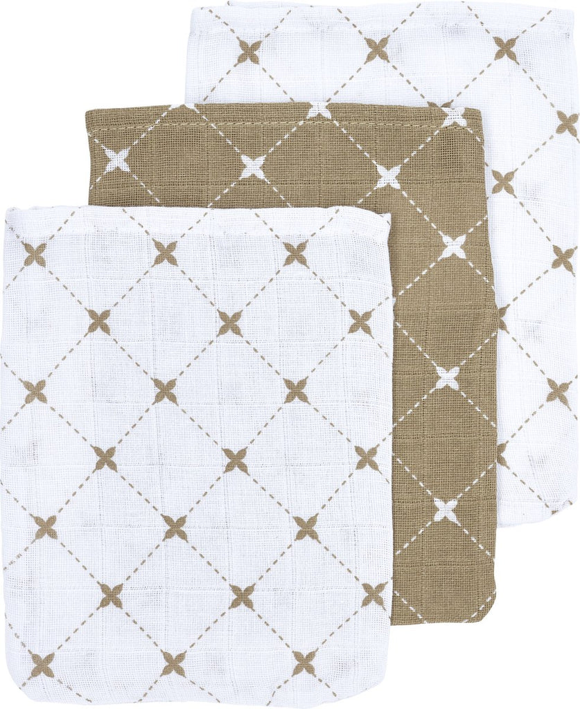 Meyco - Mrs. Keizer Louis Washandjes – 3-pack