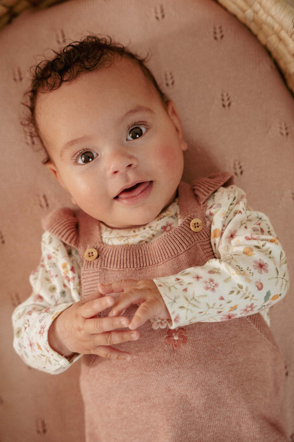 Little Dutch - Gebreid Boxpakje - Fairy Pink Melange