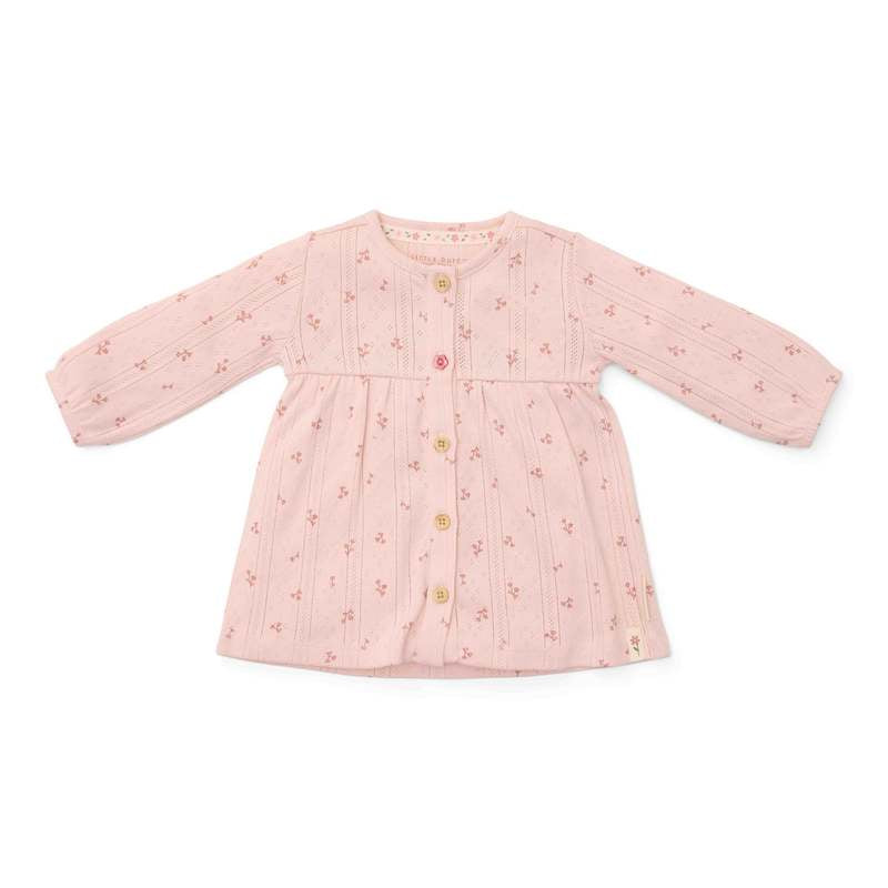 Little Dutch - Strickkleid lange Ärmel Rüschen Sand (Kopie)