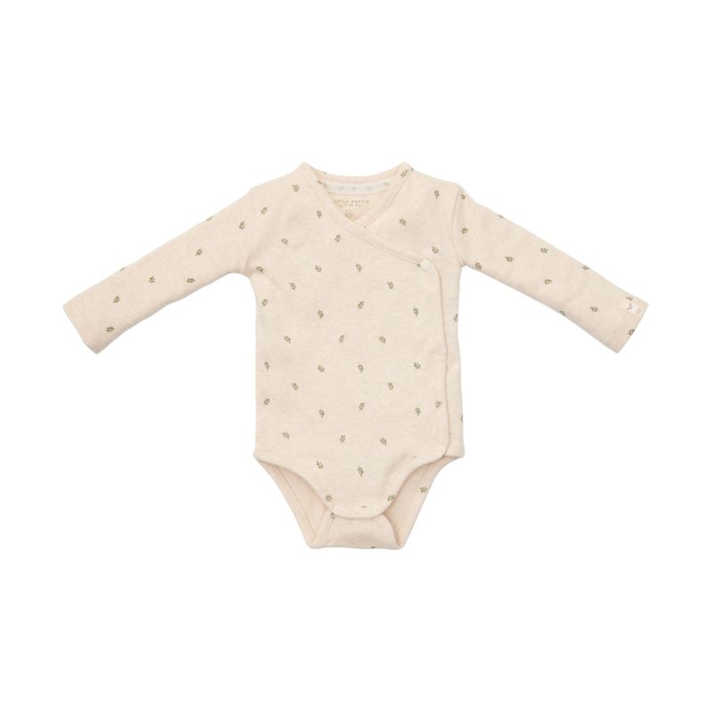 Little Dutch - Green leaves Overslag Romper Lange Mouw, Rompers, Little Dutch, Keekabuu