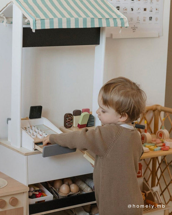 Kids Concept - Houten Marktkraam voor Kinderen, Houten speelgoed, Kid's Concept, Keekabuu