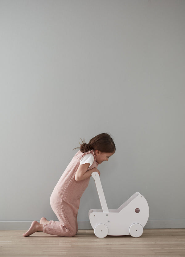 Kids Concept - Poppenwagen - Wit, Poppenwagens, Kid's Concept, Keekabuu