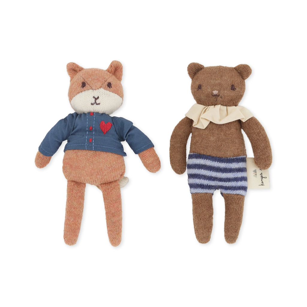 Konges Slojd - Set van 2 Knuffelpoppen vriendjes, Knuffels, Konges Slojd, Keekabuu