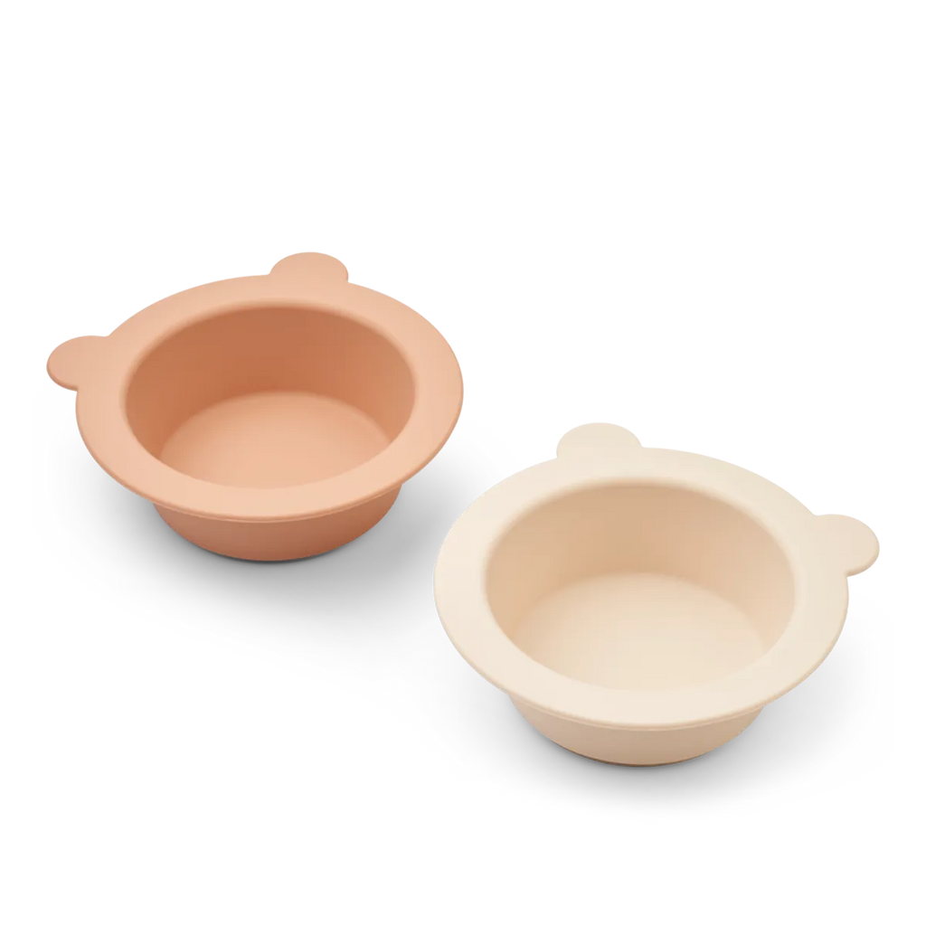 Liewood - Peony Kommen Met Zuignap (Set van 2), Kommen, Liewood, Keekabuu