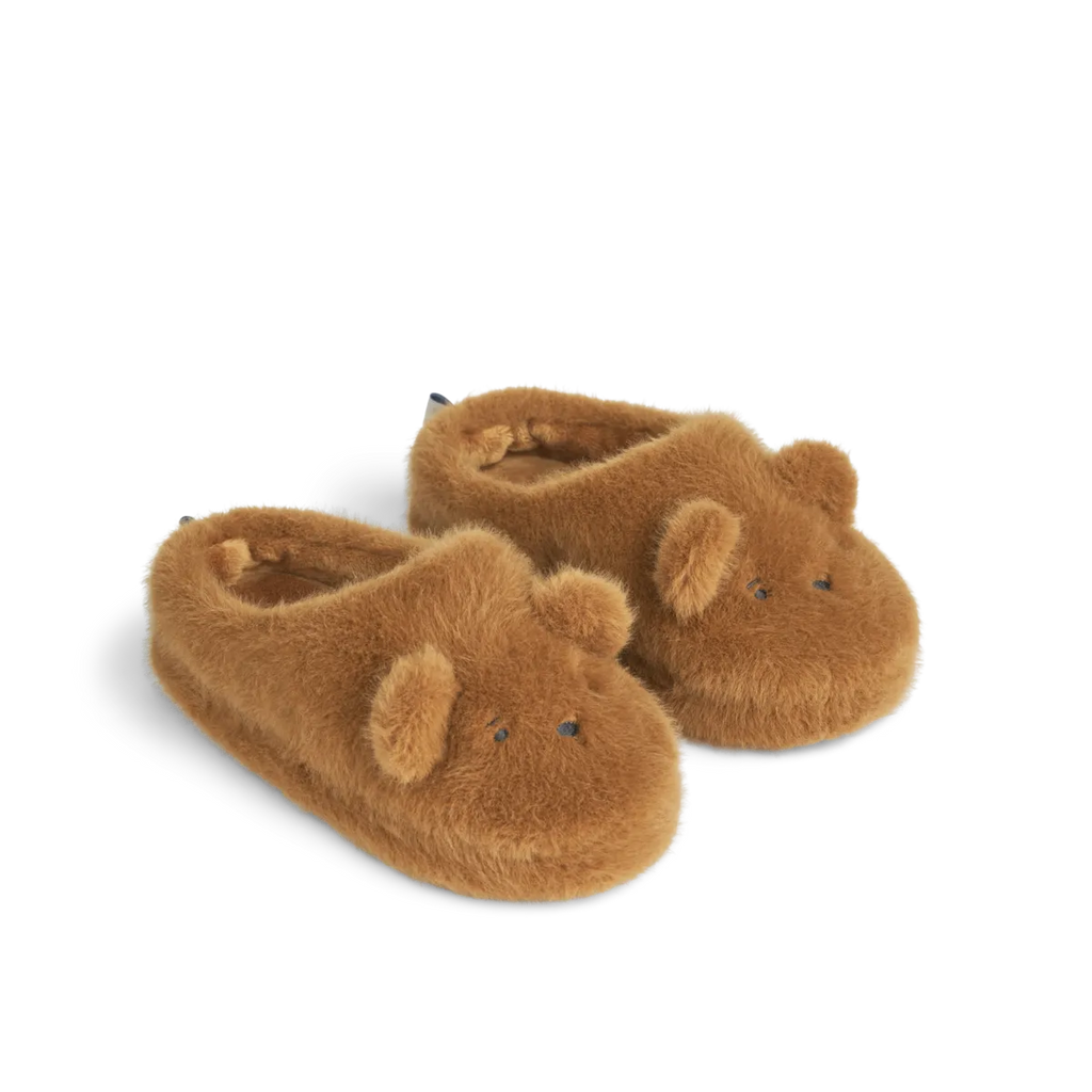 Liewood -  Slofjes Bear Aviaja - Golden Caramel, Slofjes, Liewood, Keekabuu