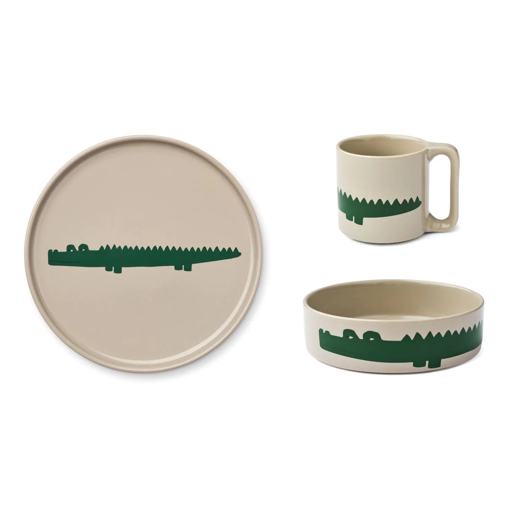 Liewood - Porseleinen Kinderservies Set - Camren, Kinder servies, Liewood, Keekabuu