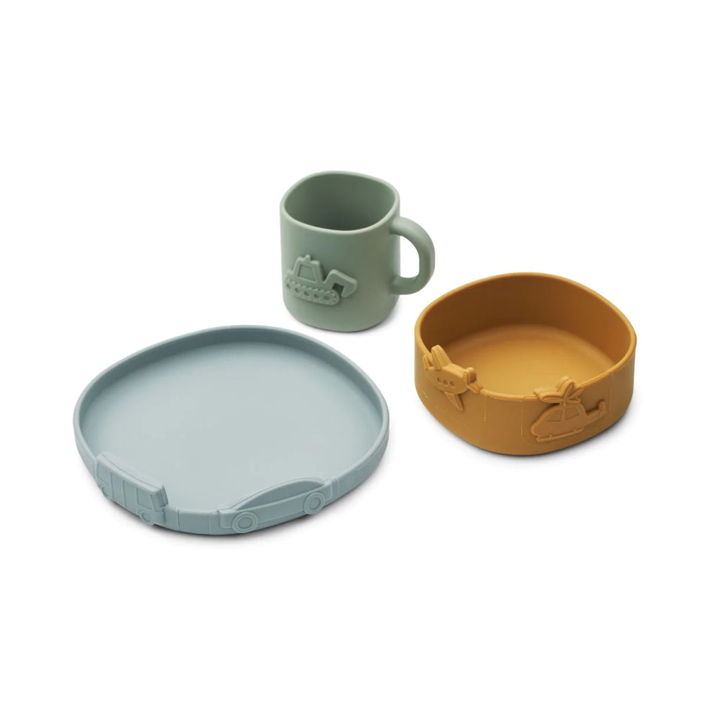 Liewood - Kine Tableware Set, Kinderserviesset, Liewood, Keekabuu