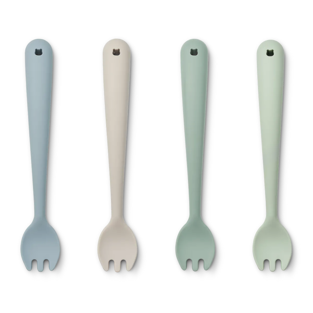 Liewood - Scott Kindervorken (Set van 4 stuks), Vorken, Liewood, Keekabuu