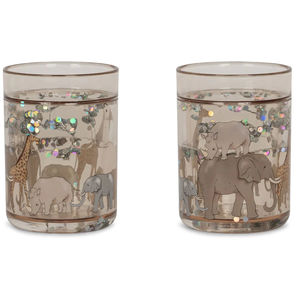 Konges Slojd - Drink bekers - Glitter Bekers (set van 2), Drinkbekers, Konges Slojd, Keekabuu