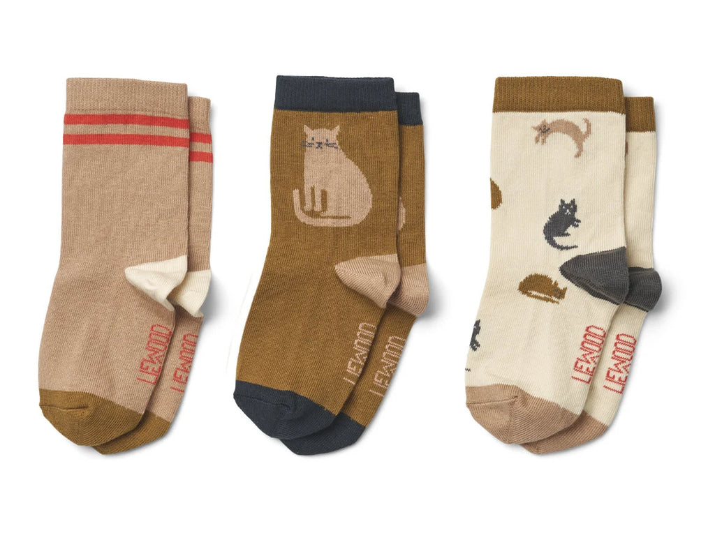 Liewood - Sokken Silas (3 pack), Sokken, Liewood, Keekabuu
