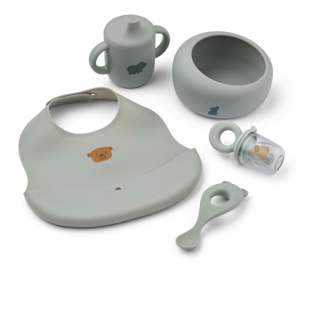 Liewood - Set bébé en silicone 3 pièces (copie)