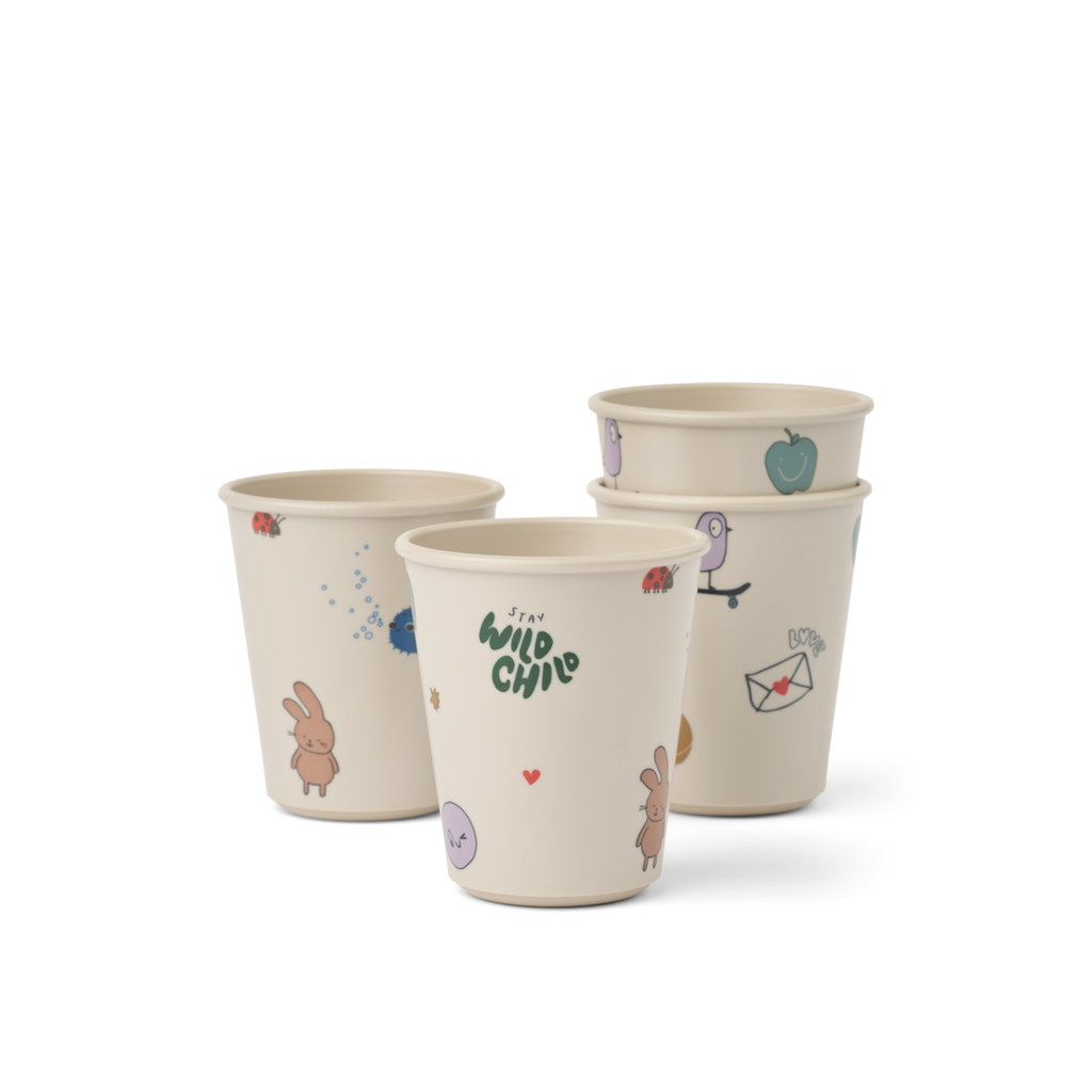 Liewood - Children's mugs Lana (set of 6 pieces)