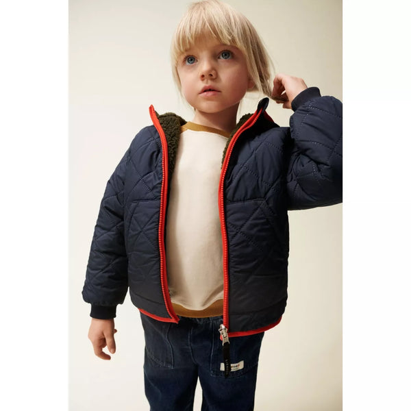 Liewood - Veste thermique Jackson - Army Brown Multi Mix (taille 134)