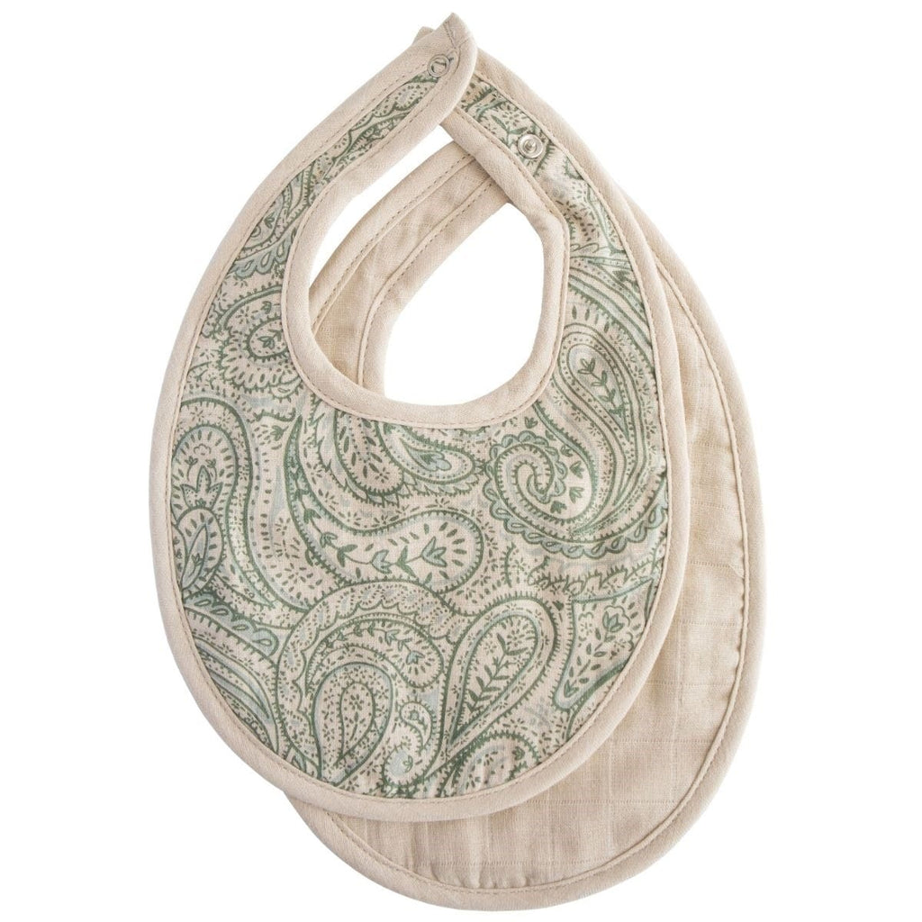 Mushie - Zachte Biologische - Muslin Slabbetjes (Set van 2), Slabbetjes voor baby's en peuters, Mushie, Keekabuu