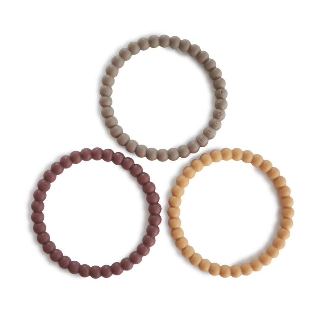 Mushie - Siliconen Bijtring - Armbanden (set van 3), Bijtringen, Mushie, Keekabuu