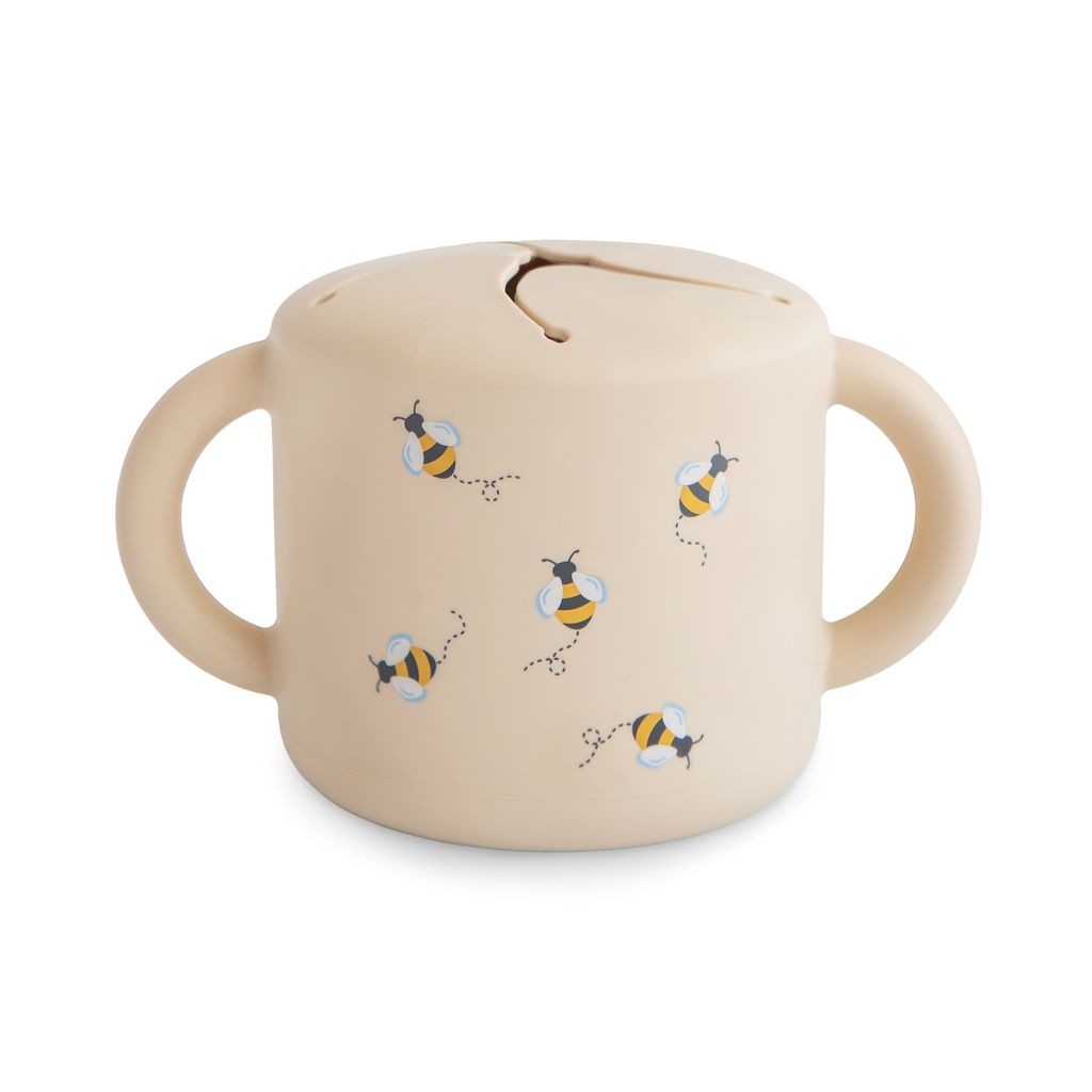Mushie - Siliconen Snack Cup, Snackcups, Mushie, Keekabuu
