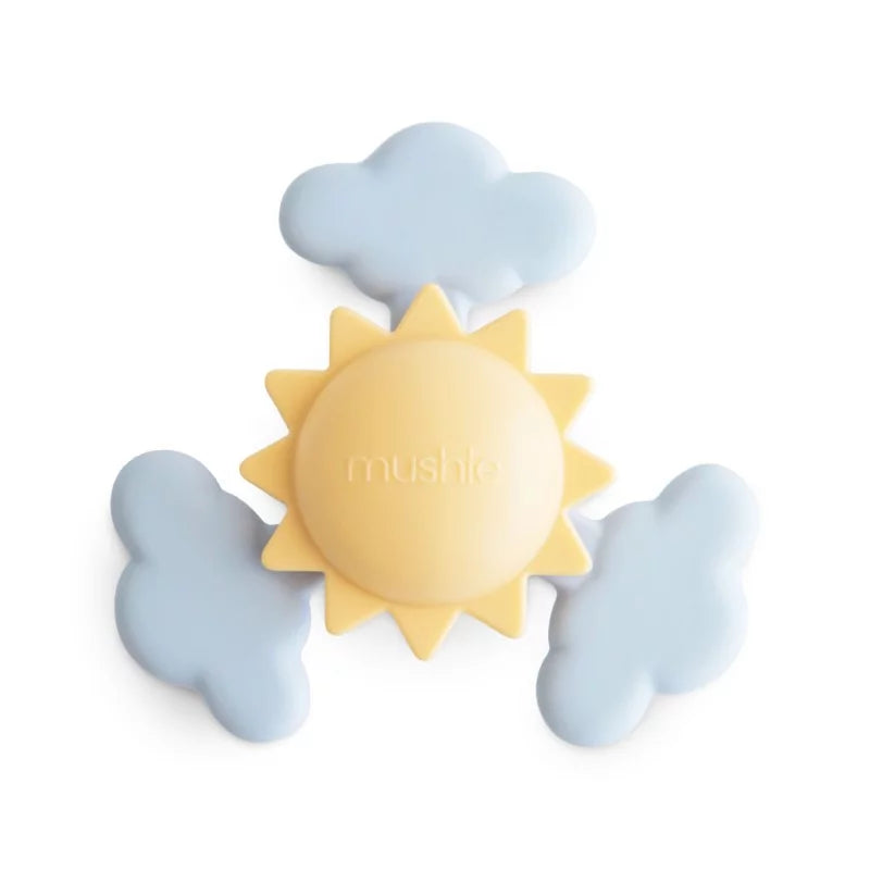 Mushie - Babyspeeltje Spinner met Zuignap, Activiteiten speelgoed, Mushie, Keekabuu