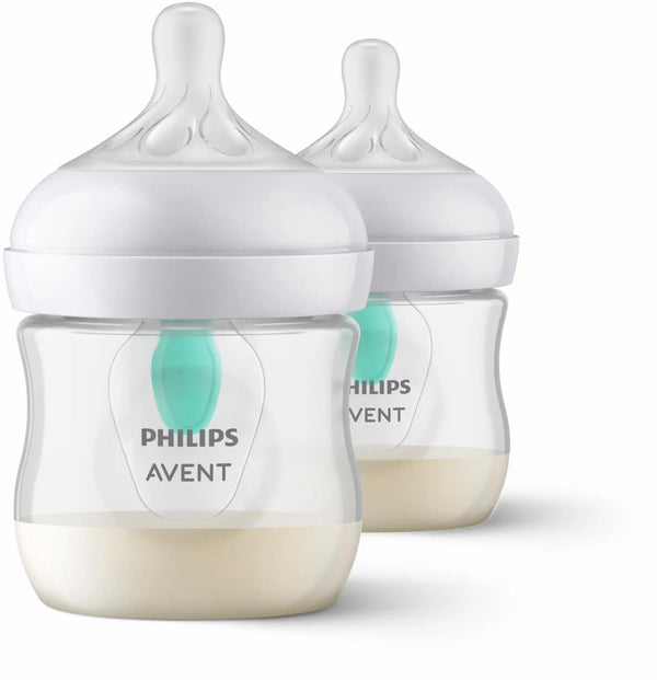 Philips Avent - Natural 3.0 Airfree zuigfles 125 ml - 2 stuks, Babyflessen, Philips Avent, Keekabuu