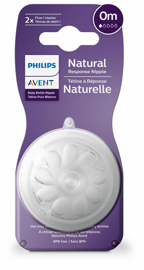 Philips Avent - Flessenspeen -Naturel 3.0 -T1- XL - 2 Stuks, Flessenspenen, Philips Avent, Keekabuu