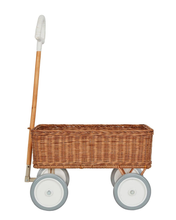 Olli Ella - Rattan Wonder Wagon - Speelgoedwagen - Natural