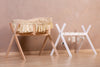 Childhome - TIPI staander voor Moses mand + baby gym - hout - Naturel - Keekabuu