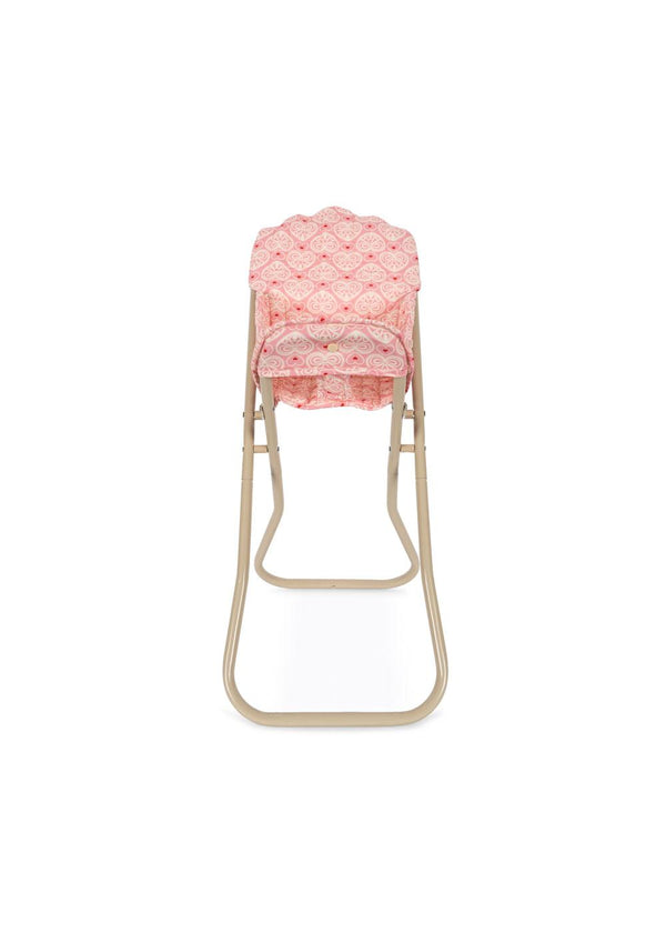 Konges Slojd - Chaise de poupée pliable - Chaise haute pour poupée - Lacy Pink
