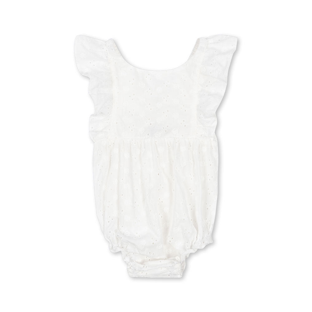 Konges Slojd - Romper - Lacey - Optic White, Romper, Konges Slojd, Keekabuu