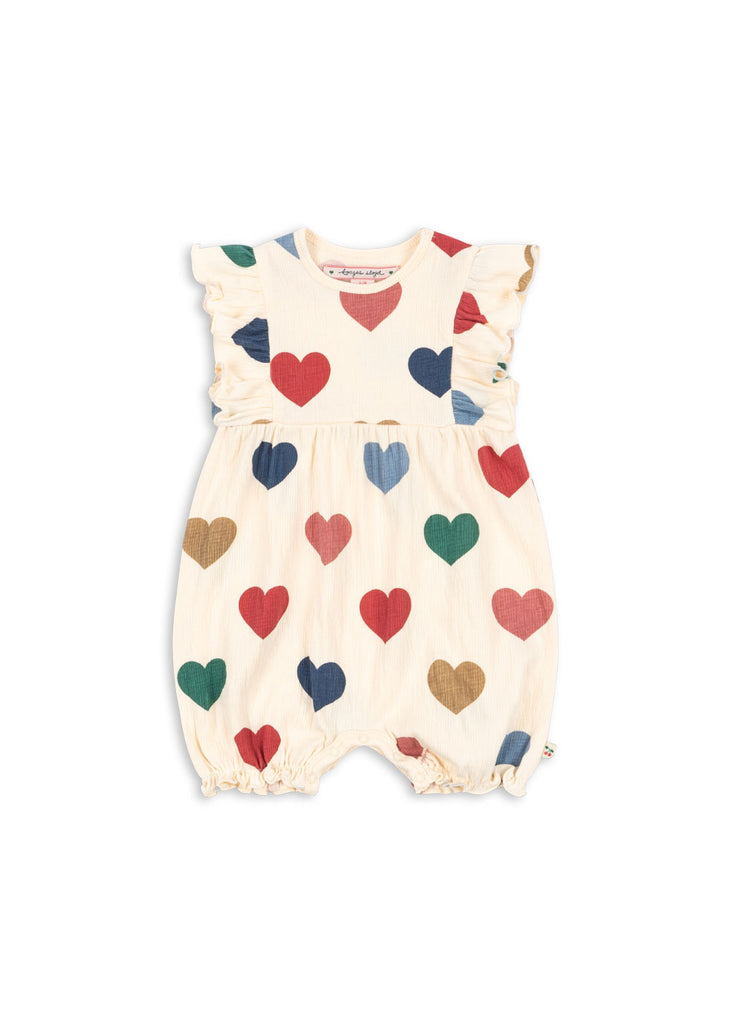Konges Slojd - Chleo Romper GOTS – Biologisch Katoen - Bon Coeur Coloré, Rompers, Konges Slojd, Keekabuu