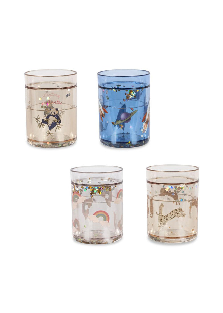 Konges Slojd - Drink bekers - Glitter Bekers (set van 2), Drinkbekers, Konges Slojd, Keekabuu