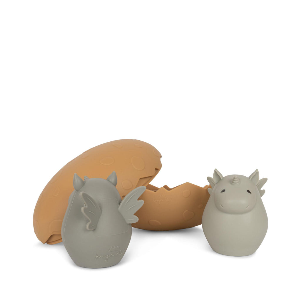 Konges Slojd - Badspeelgoed - Dino Ei - Almond Mix, Badspeelgoed, Konges Slojd, Keekabuu