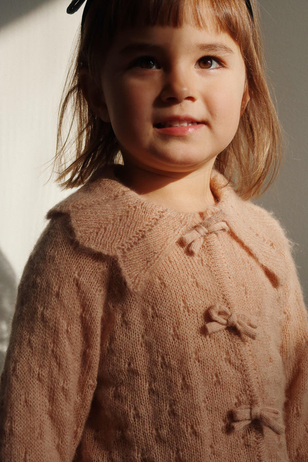 Konges Slojd - Strickjacke - Smilla Cardigan - Verziert mit kleinen Schleifen