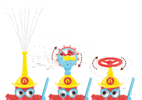 Yookidoo - Badspeeltje brandweerpomp - Freddy, Badspeelgoed, Yookidoo, Keekabuu